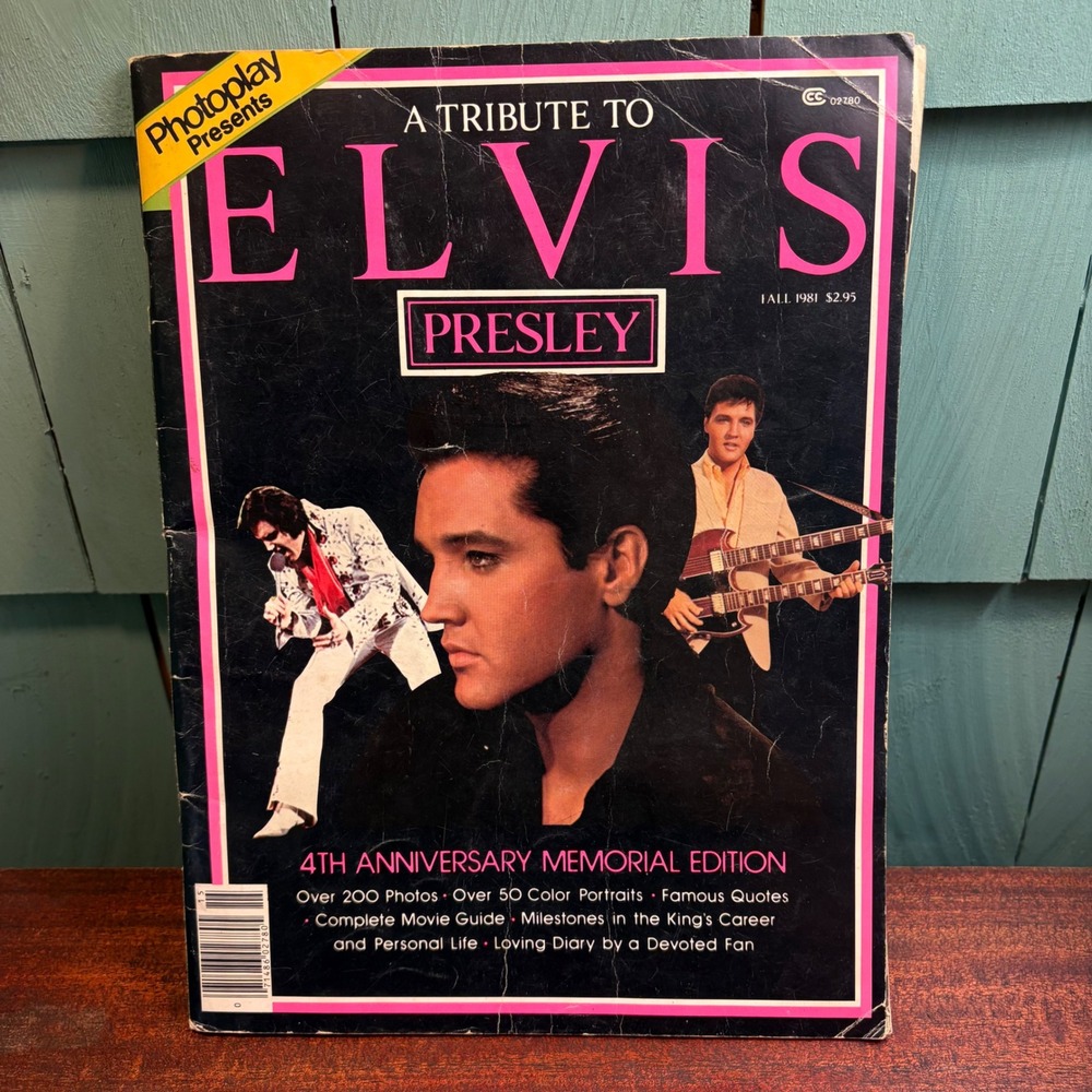 Elvis Presley Photoplay Tribute Magazine 1981 Memorial Edition‎ Vintage Photos